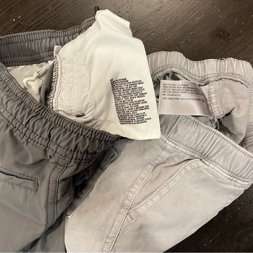 2 pairs GUC and like new cat & jack 4t pants - Picture 4 of 4